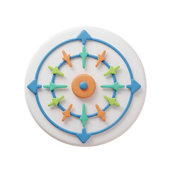 Electric Field Radiating Arrows Icon