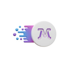 Muon Particle μ Symbol Trail Icon