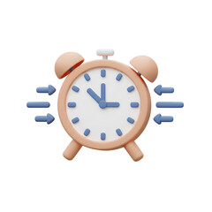 Time Dilation Stretched Clock Icon