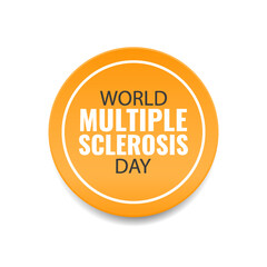 Vector Illustration of World Multiple Sclerosis Day.
