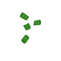 Green spring onion chopped chives