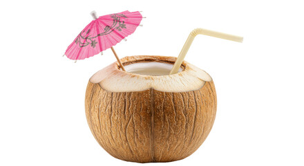 Isolated Coconut Drink