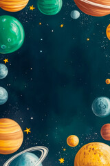 "Wish List" form on a red background surrounded by wrapped gifts and confetti