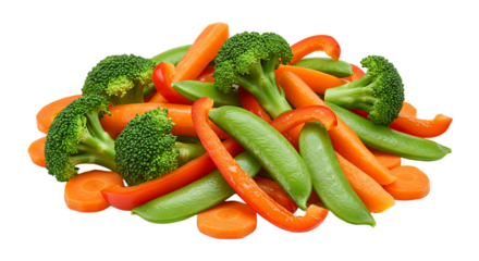 Vibrant array of fresh garden vegetables showcasing their natural colors and healthy appeal