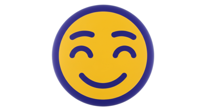Isolated Smiley Face