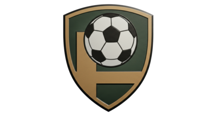 Isolated Soccer Football Club Logo