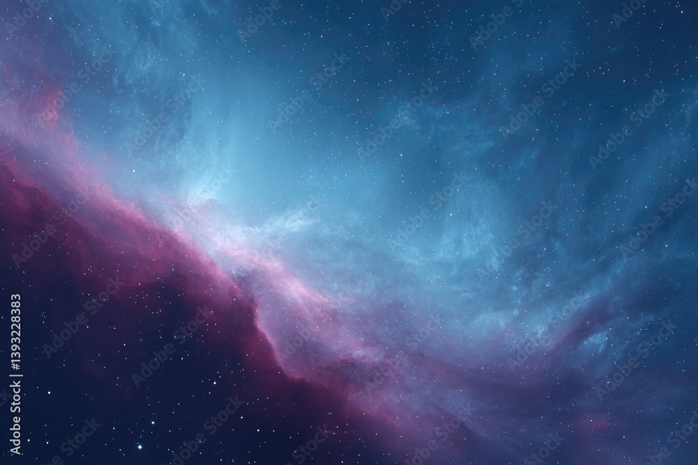 Poster capture vibrant dynamic scene depicting abstract space texture with swirling galaxies and nebulae us