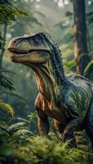 Dinosaur in a natural setting