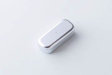 minimalistic composition of modern home gadget elegantly placed on pristine white background showcasing sleek design
