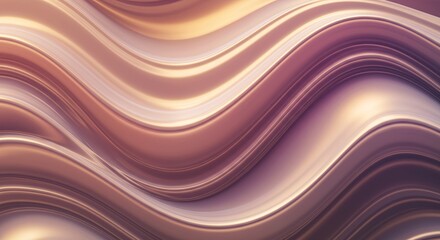 Abstract Wave Background - Elegant, flowing wave pattern in soft, metallic tones. Perfect for design projects needing a luxurious and modern feel