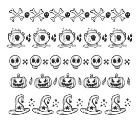 Collection of halloween