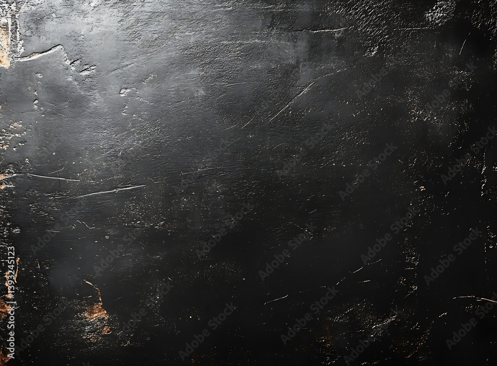 Poster gritty black painted texture dark and moody background for food photography product mockups dramatic