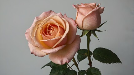 pink rose on black background