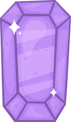 Precious stone clipart design illustration
