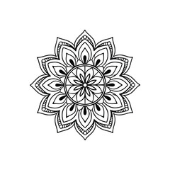 Mandala abstract floral Design 