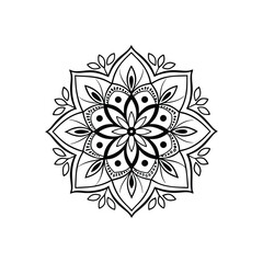 Mandala abstract floral Design 