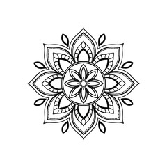 Mandala abstract floral Design 