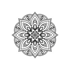 Mandala abstract floral Design 