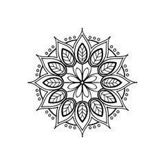 Mandala abstract floral Design 