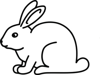 Drawing Rabbit Rabbit Outline droing