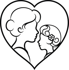 mother's day silhouette vector designs 48