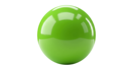 Isolated Green Ball