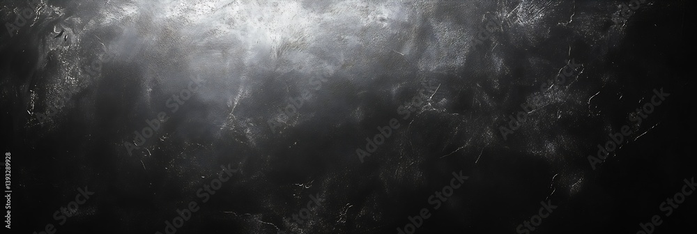 Poster dramatic dark gray wall texture background with highlighted center perfect for artistic and industri