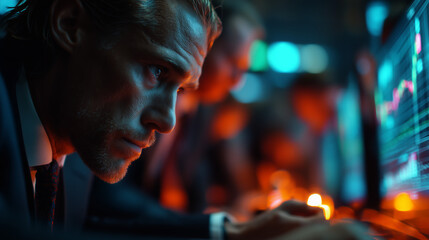 Obraz premium Sock Market - Trading - Emotions