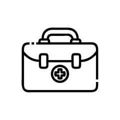 Icon of a doctorchest / first aid kit