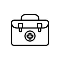 Icon of a doctorchest / first aid kit
