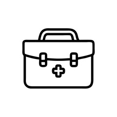 Icon of a doctorchest / first aid kit