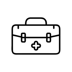 Icon of a doctorchest / first aid kit