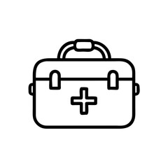 Icon of a doctorchest / first aid kit
