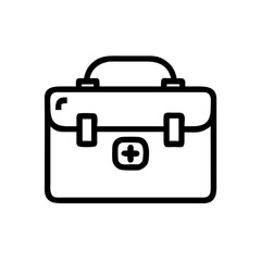 Icon of a doctorchest / first aid kit