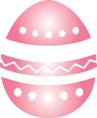 Easter Day Egg Vector Rough Color