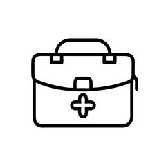Icon of a doctorchest / first aid kit