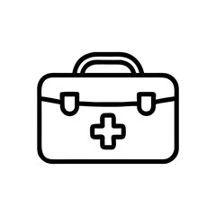 Icon of a doctorchest / first aid kit