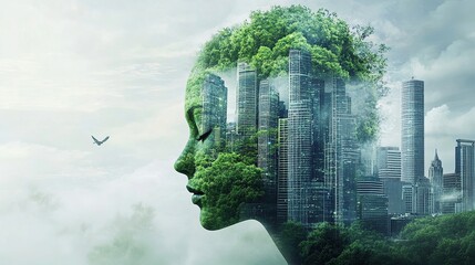 Portraits of people in an underwater tropical ocean scene with coral reef and marine life