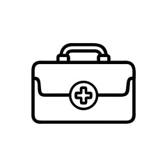 Icon of a doctorchest / first aid kit