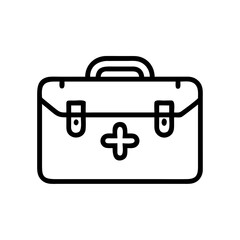 Icon of a doctorchest / first aid kit