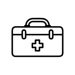 Icon of a doctorchest / first aid kit