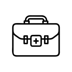 Icon of a doctorchest / first aid kit