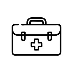 Icon of a doctorchest / first aid kit