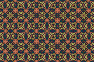 Seamless Tile Perspective Shape Digital Endless Background Fashion Graphic Interior Geometric Luxury Fabric Cloth Template Symmetric Design Texture Textile Decoration Wallpaper Visual Art Pattern