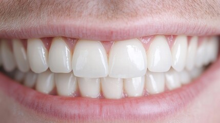 Fototapeta premium Smiling teeth, healthy, bright