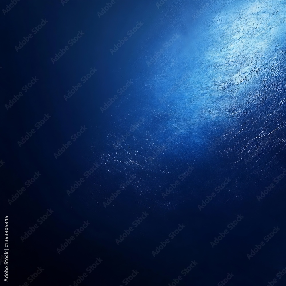 Poster Abstract Dark Blue Gradient Background with Spotlight Effect Elegant and Moody Texture for Creative Projects Design Element : Generative AI