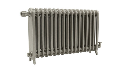 Isolated Cast Iron Radiator