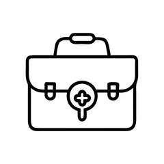 Icon of a doctorchest / first aid kit