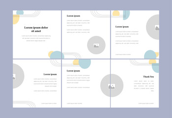 Minimal Abstract Instagram Carousel Banner Template for fashion sale – Clean Modern Linkedin Carousel Layout Design for Business or Marketing