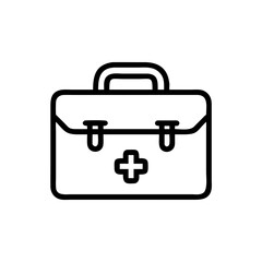 Icon of a doctorchest / first aid kit